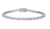 Pulseira riviera shine 2,5mm 16cm - PRATA925