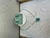CONJUNTO COLAR E BRINCO QUADRADO VERDE FUSION CRAVEJADO - SEMIJOIA