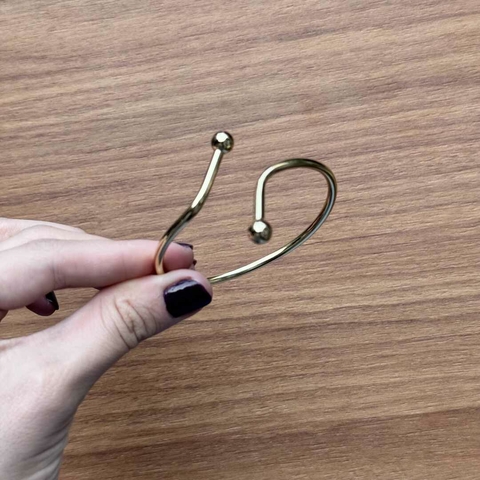 BRACELETE ORGÂNICO ESFERAS - SEMIJOIA