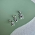 CONJUNTO PINGENTE E BRINCO CLICK URSO - VERDE - SEMIJOIA