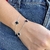 PULSEIRA 1 TREVO - ONIX - SEMIJOIA