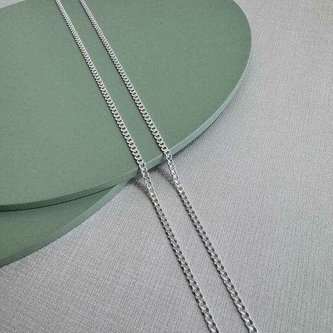 Corrente Grumet 70cm -PRATA925