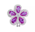Charm Flor Rosa - PRATA925