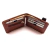 Carteira Masculina Couro Azor Marrom Claro - comprar online