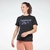T-SHIRT REEBOK FLORAL GRAPHIC BLACK