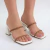 Tamanco Feminino Suzana Santos Tiras Finas Strass Salto Bloco 4293.79675