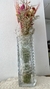 Florero vidrio diseño rectangular - Natalia Sánchez Deco Diseño