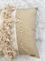 Almohadón Beige Handira Plus Crudo - Pasamanería Flecos Algodón en internet