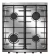 Cocina Industrial Saho Kuma 550 Multigas 4 Hornallas Visor - comprar online