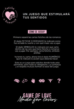 SEX PLAY | Juego de cartas + dados. en internet