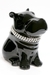 Adorno - Figura Hipopotamo Negro con Collar de Strass - comprar online