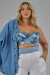 Top Feminino Retalhos Jeans - Thaty Rabello Brand