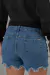 Short Jeans Feminino Plus Size Com Bordado Manual Em Cristais - loja online
