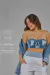 Top Feminino Retalhos Jeans - comprar online