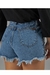 Short Jeans Feminino Com Bordado Manual Em Cristais na internet