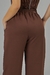 Calça Feminina Reta com Viés Jeans