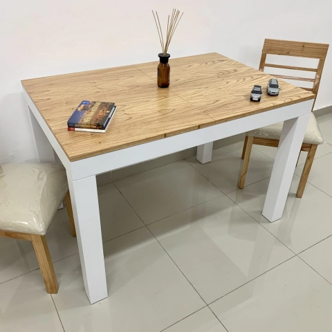 MESA COMEDOR KUBO TAPA PARAISO (VER DESCUENTO X TRANSFERENCIA)