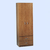 ROPERO MS185 2 PUERTAS 2 CAJONES (VER DESCUENTO X TRANSFERENCIA)