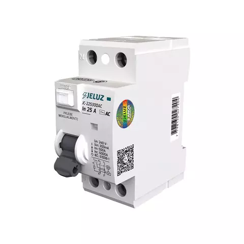 Disyuntor Jeluz Bipolar 2x25A 300mA AC - comprar online