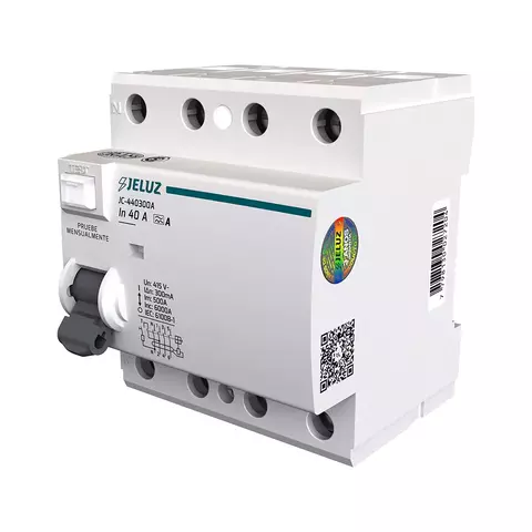 Disyuntor Jeluz Tetrapolar 4x63A 100mA A - comprar online
