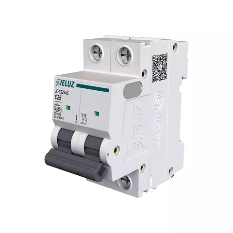 Interruptor Termomagnético Jeluz Bipolar 2x63A Curva C 4,5kA - comprar online