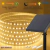 Tira de Luces Led Solar Luz Calida Exterior Automatica Kit 5M Litex LX437 en internet