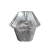 BUDINERA DE ALUMINIO x 100 UNIDADES - PAPELERA PLASTIPEL