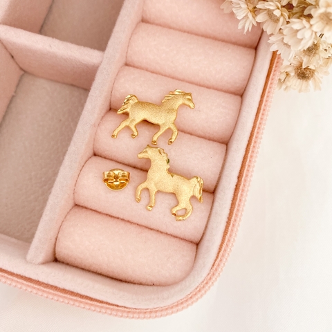Brinco Cavalo Diamantado