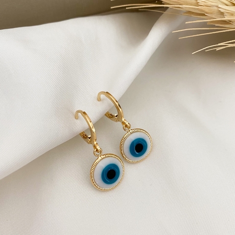 Argola Click Olho Grego