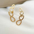 Brinco Ear Cuff Gotas Vazadas