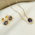 Conjunto Zircônia Lilás
