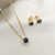 Conjunto Zircônia Quadrada