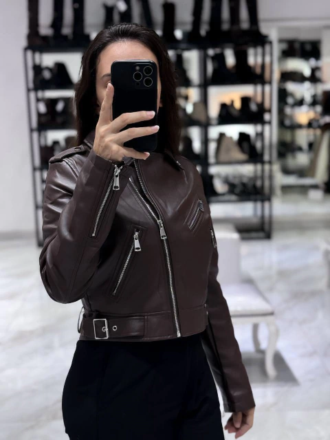 CAMPERA ECO CUERO CHOCOLATE (CEC)