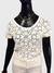 BLUSA EM CROCHE (M) na internet