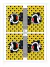 PS082P - Painel Ravena P - Estampa Gato Felix