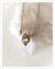 PENDANT QUARTZO BRANCO & CHAMPAGNE