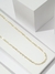 COLAR ELO DE CORAÇÃO 45 CM FOLHEADO OURO 18K - LA BELLA PRATAS E SEMIJOIAS