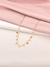 CHOKER PLAQUINHAS E CRISTAIS COLORIDOS FOLHEADO OURO 18K - LA BELLA PRATAS E SEMIJOIAS