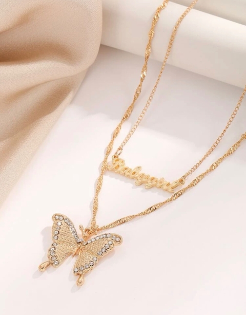 Duo de collares butterfly