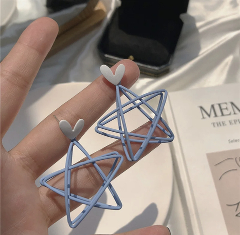 Aretes blue star