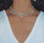 Choker mariposas plateado - comprar online
