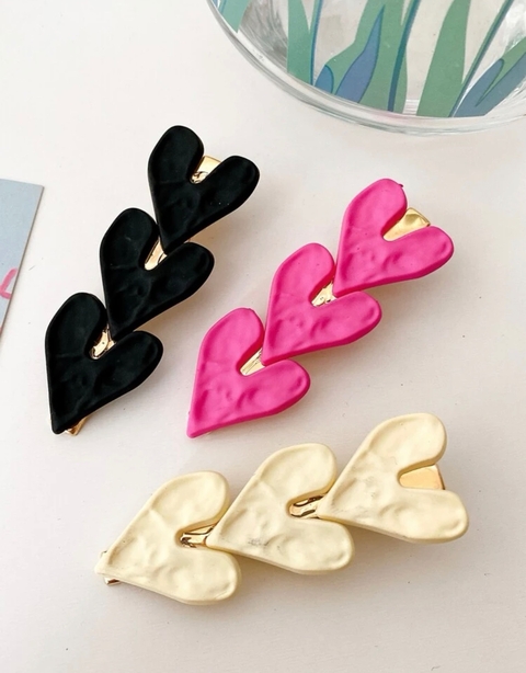 Set de ganchos corazones