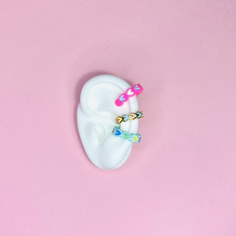 Earcuff corazónes