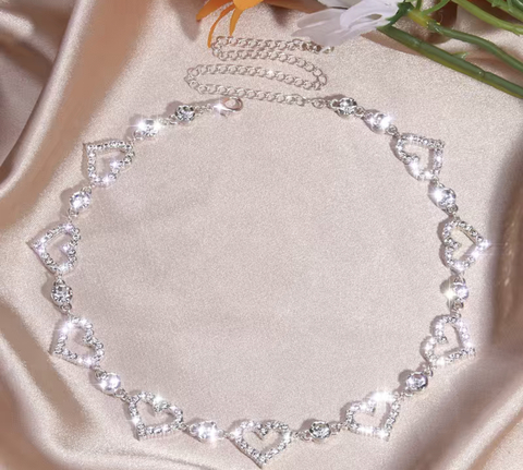 Collar corazones