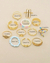 Set de anillos pastel - comprar online