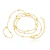 Pulseira de Mão Banho Ouro - comprar online