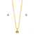 Conjunto Nossa Senhora Minizircônias Safira