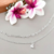 Pulseira Infantil Ponto de Luz Cristal Prata 925 na internet