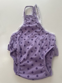 Bombachita violeta tamaño l para perritos