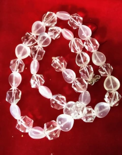 Collar de cristal en forma de corazon - comprar online